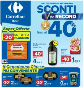 Volantino Carrefour Iper 17/02/2026 – 01/03/2026