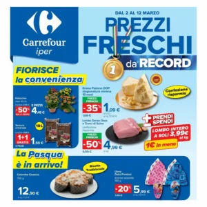 Volantino Carrefour Iper 02/03/2026 – 12/03/2026
