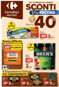 Volantino Carrefour Market 17/02/2026 – 01/03/2026