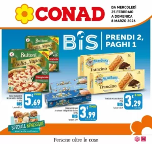 Volantino Conad 25/02/2026 – 08/03/2026