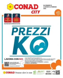 Volantino Conad City 20/02/2026 – 26/02/2026