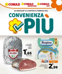 Volantino Conad Superstore 18/02/2026 – 24/02/2026