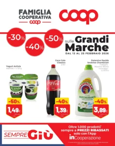 Volantino Coop famiglia cooperativa 12/02/2026 – 25/02/2026