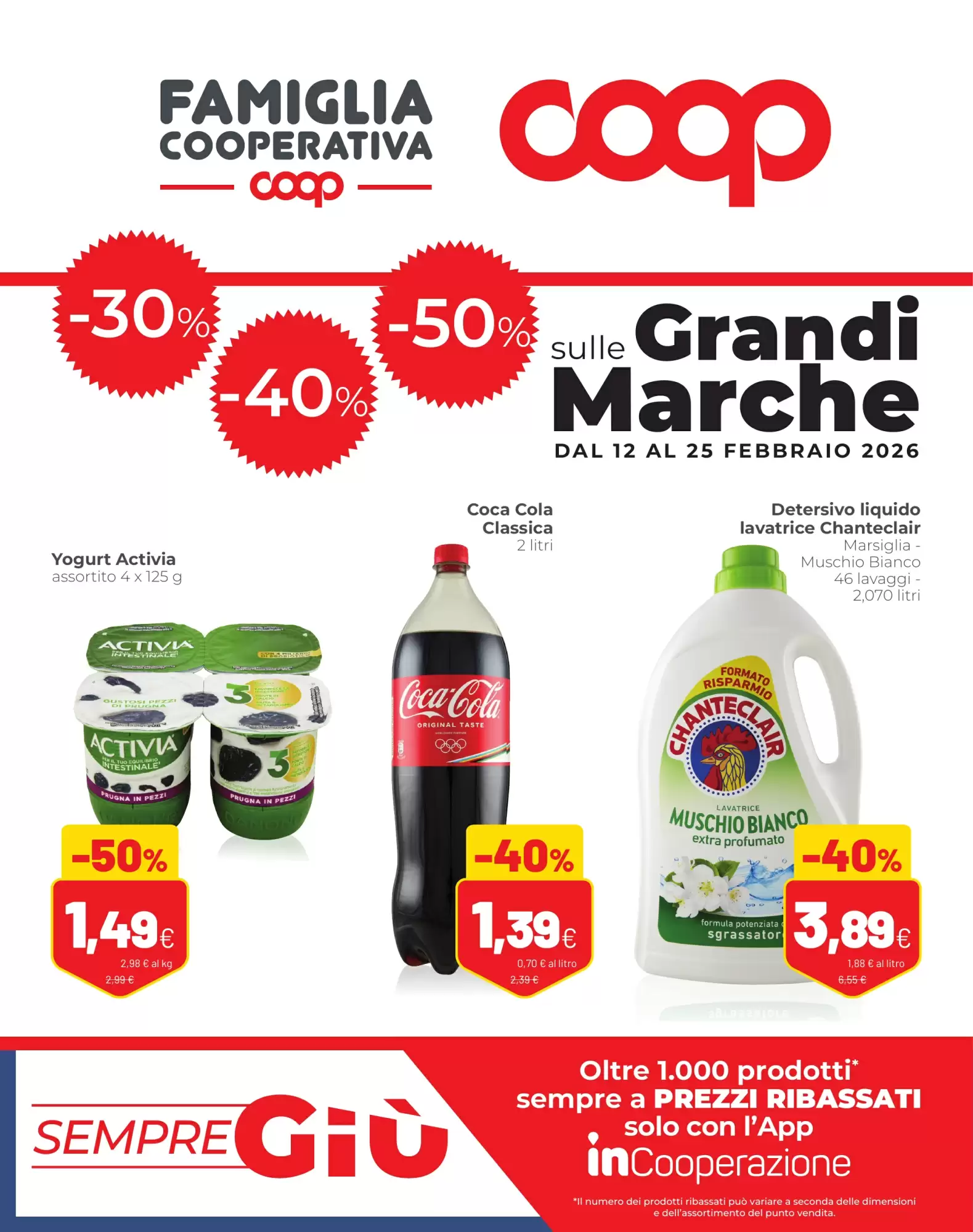 Volantino Coop famiglia cooperativa 12/02/2026 – 25/02/2026