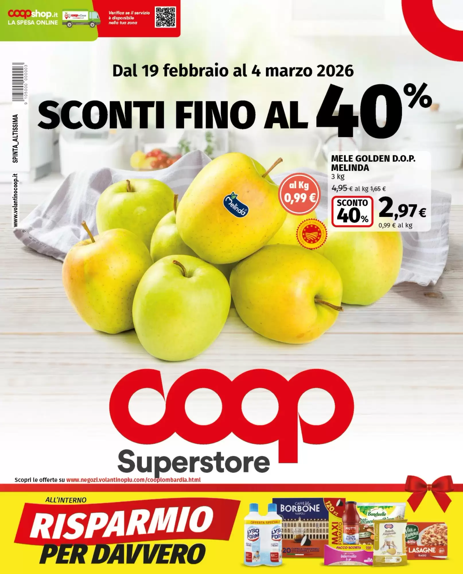 Volantino Coop Superstore 19/02/2026 – 04/03/2026