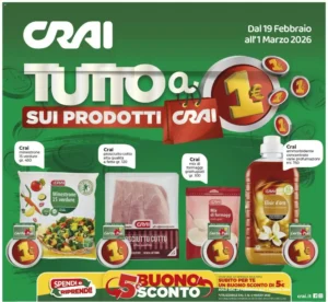 Volantino Crai 19/02/2026 – 01/03/2026