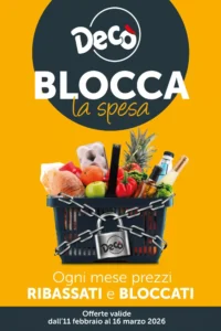 Volantino Deco Supermercati 20/02/2026 – 16/03/2026