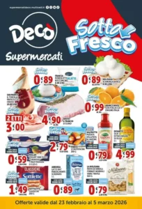 Volantino Deco Supermercati 23/02/2026 – 05/03/2026
