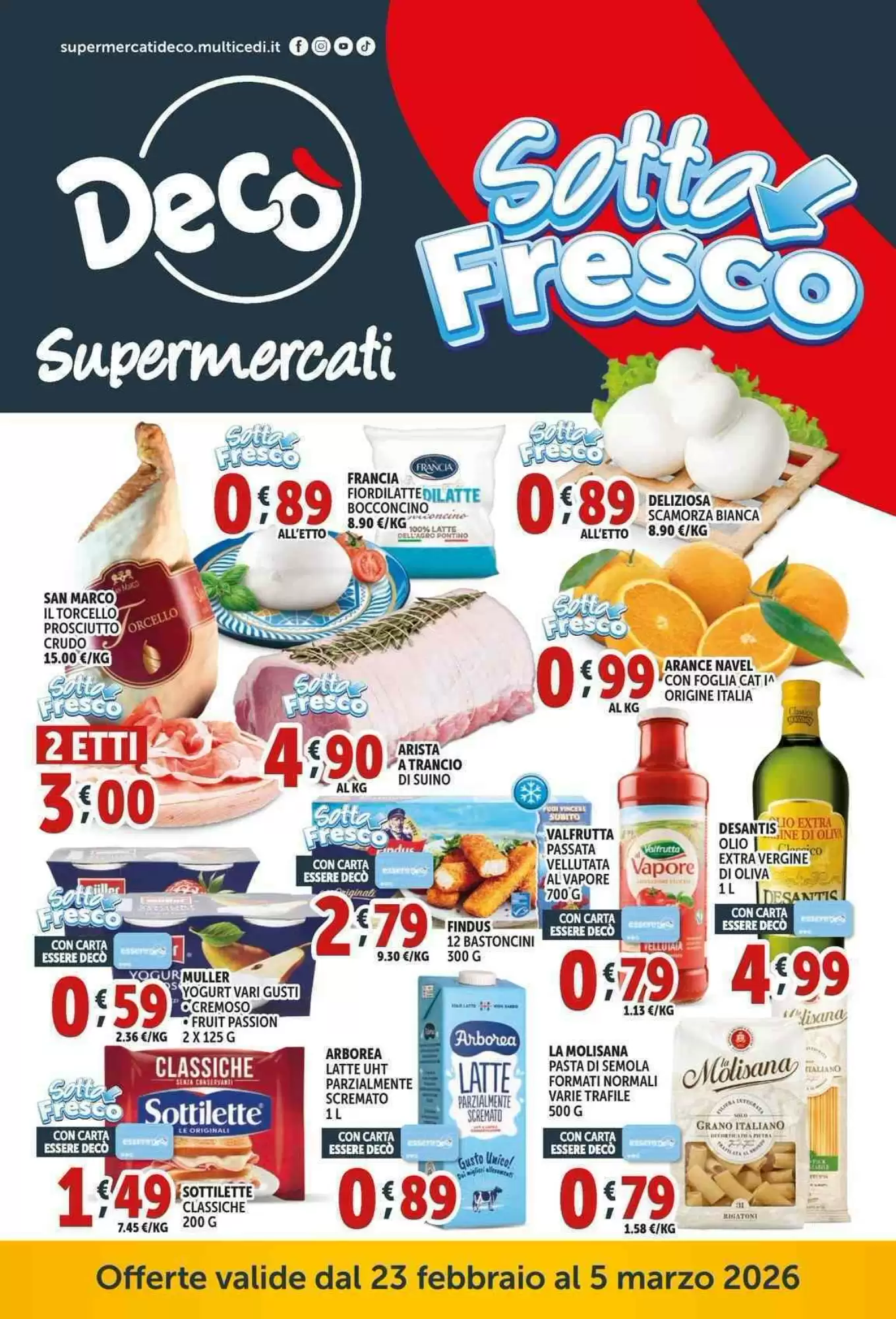 Volantino Deco Supermercati 23/02/2026 – 05/03/2026