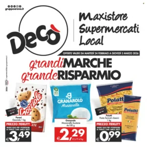 Volantino Deco Supermercati 24/02/2026 – 05/03/2026