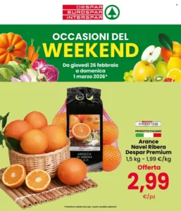 Volantino Despar 26/02/2026 – 01/03/2026