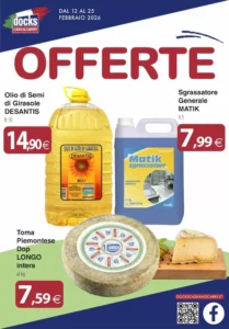 Volantino Docks Cash&Carry 12/02/2026 – 25/02/2026