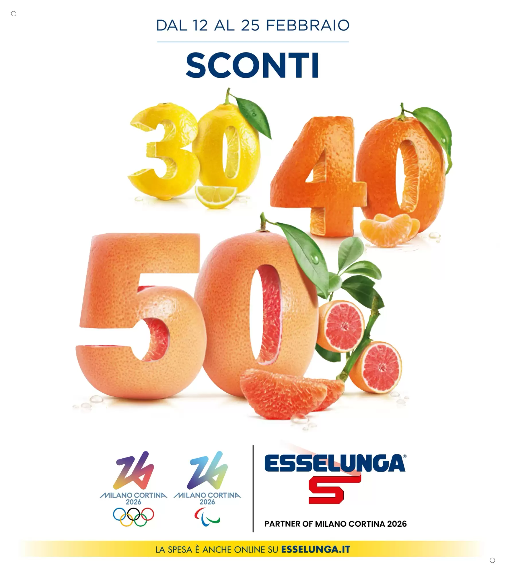 Volantino Esselunga 12/02/2026 – 25/02/2026