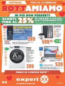 Volantino Expert Vella 16/02/2026 – 25/02/2026