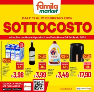 Volantino Famila Market 11/02/2026 – 24/02/2026