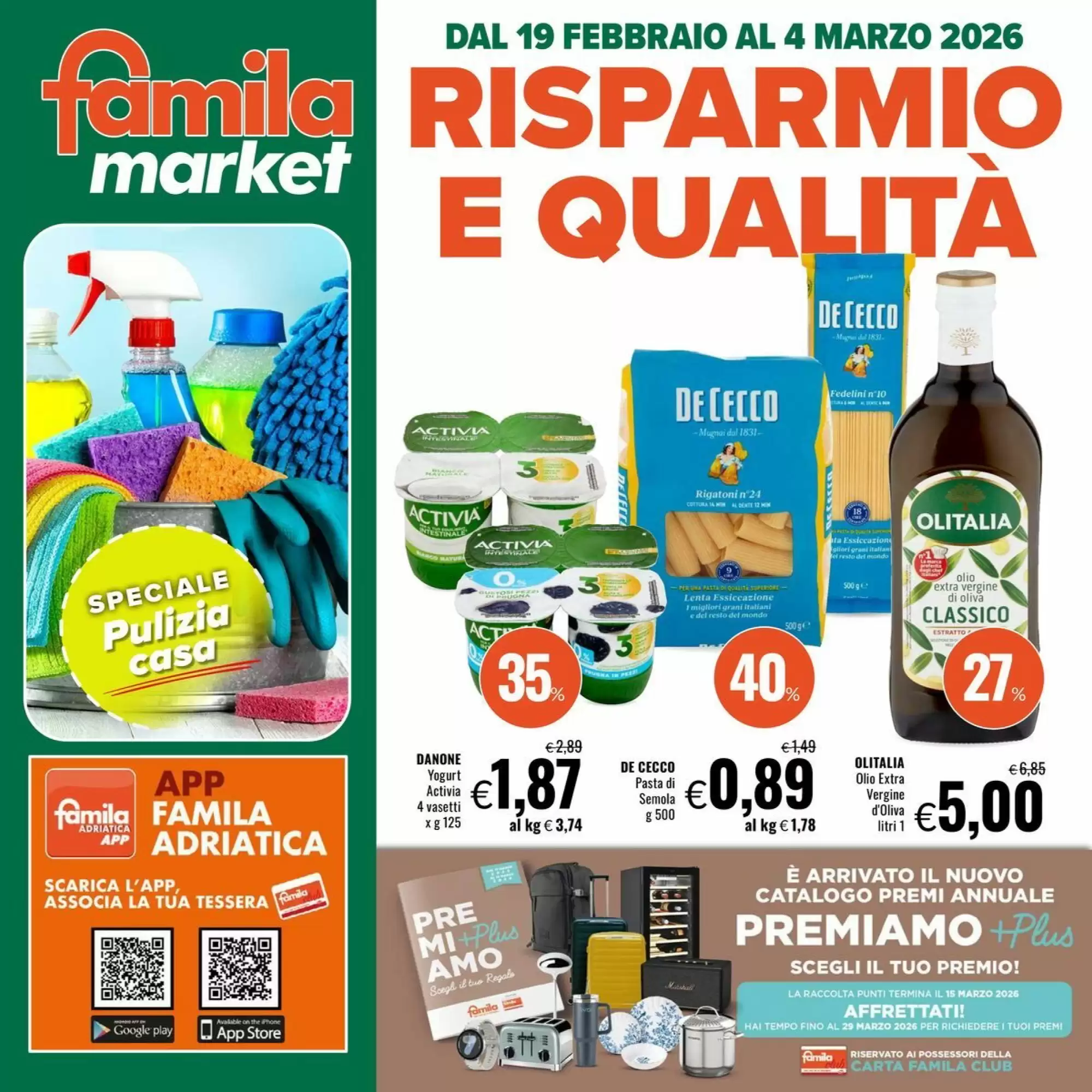 Volantino Famila Market 19/02/2026 – 04/03/2026