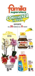 Volantino Famila Superstore 26/02/2026 – 08/03/2026