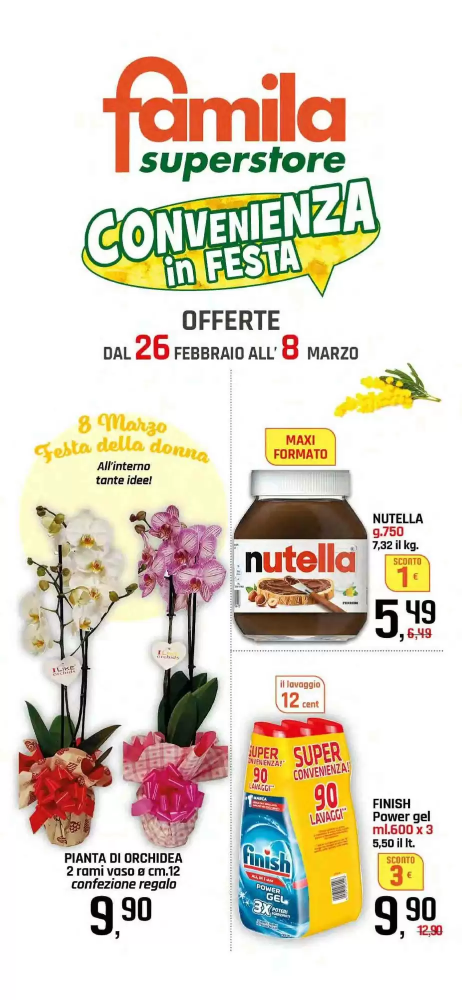 Volantino Famila Superstore 26/02/2026 – 08/03/2026