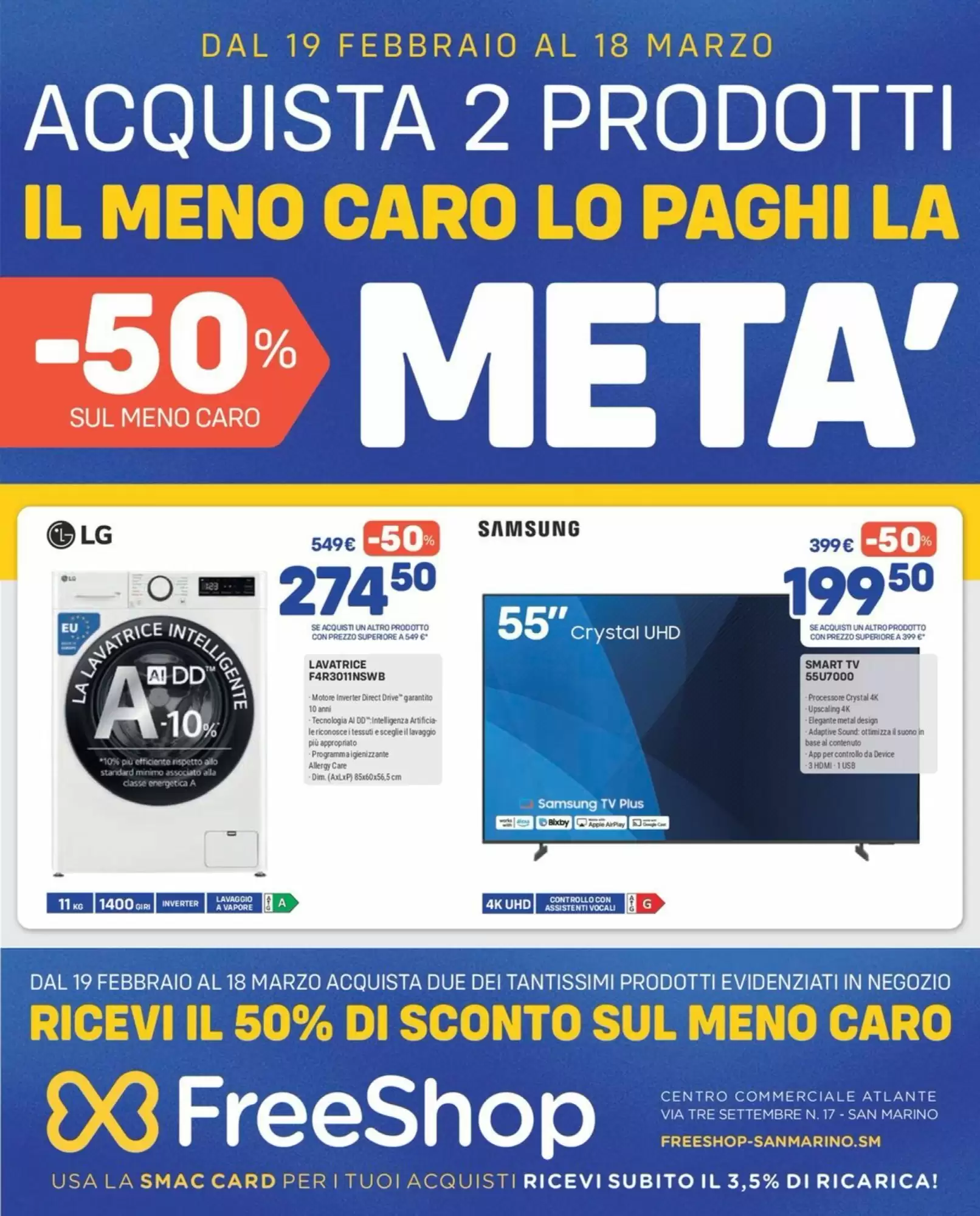 Volantino FreeShop 19/02/2026 – 18/03/2026