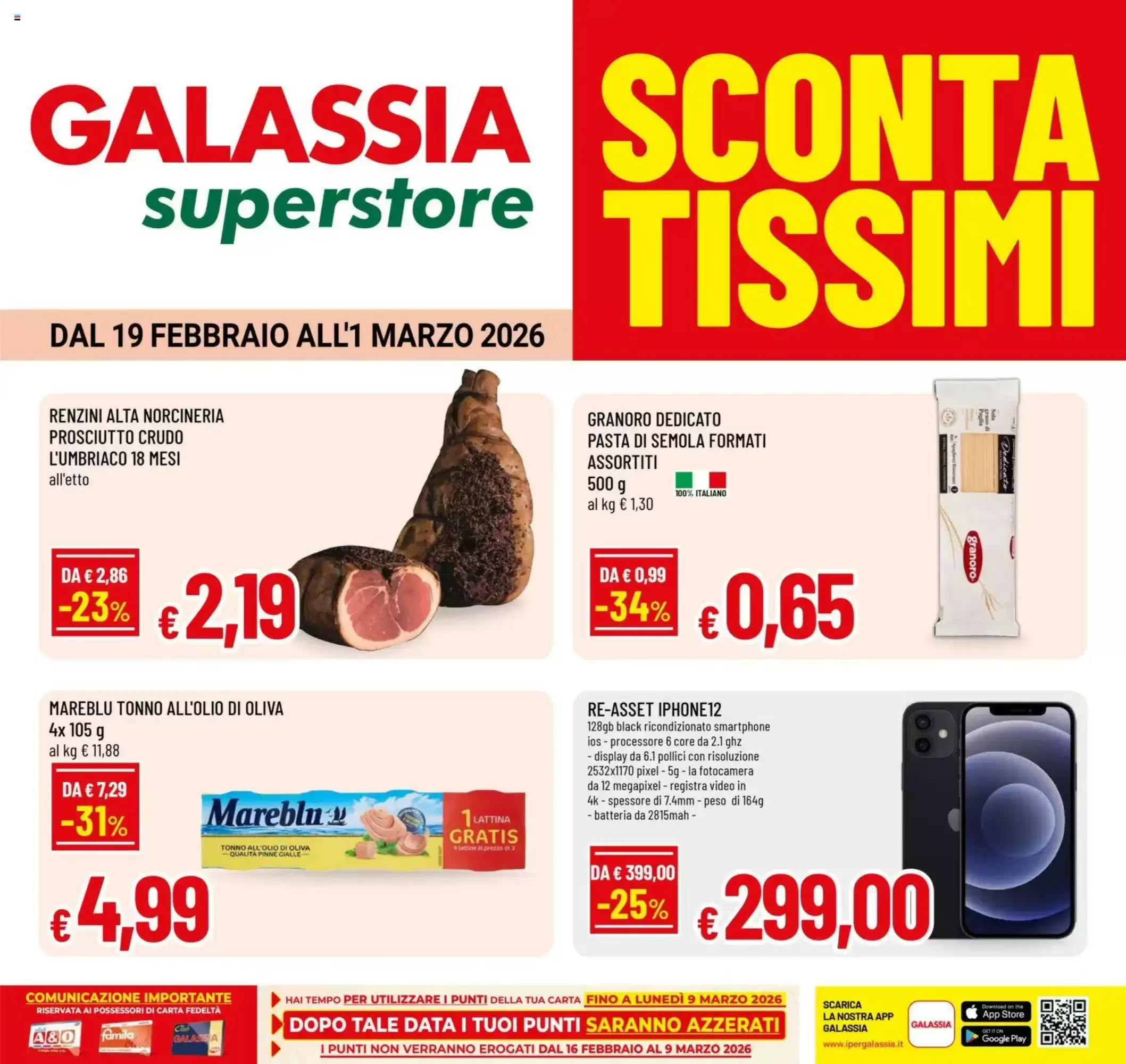 Volantino Galassia superstore 19/02/2026 – 01/03/2026