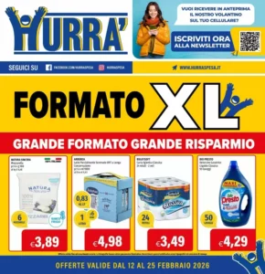 Volantino Hurr&agrave; 12/02/2026 – 25/02/2026