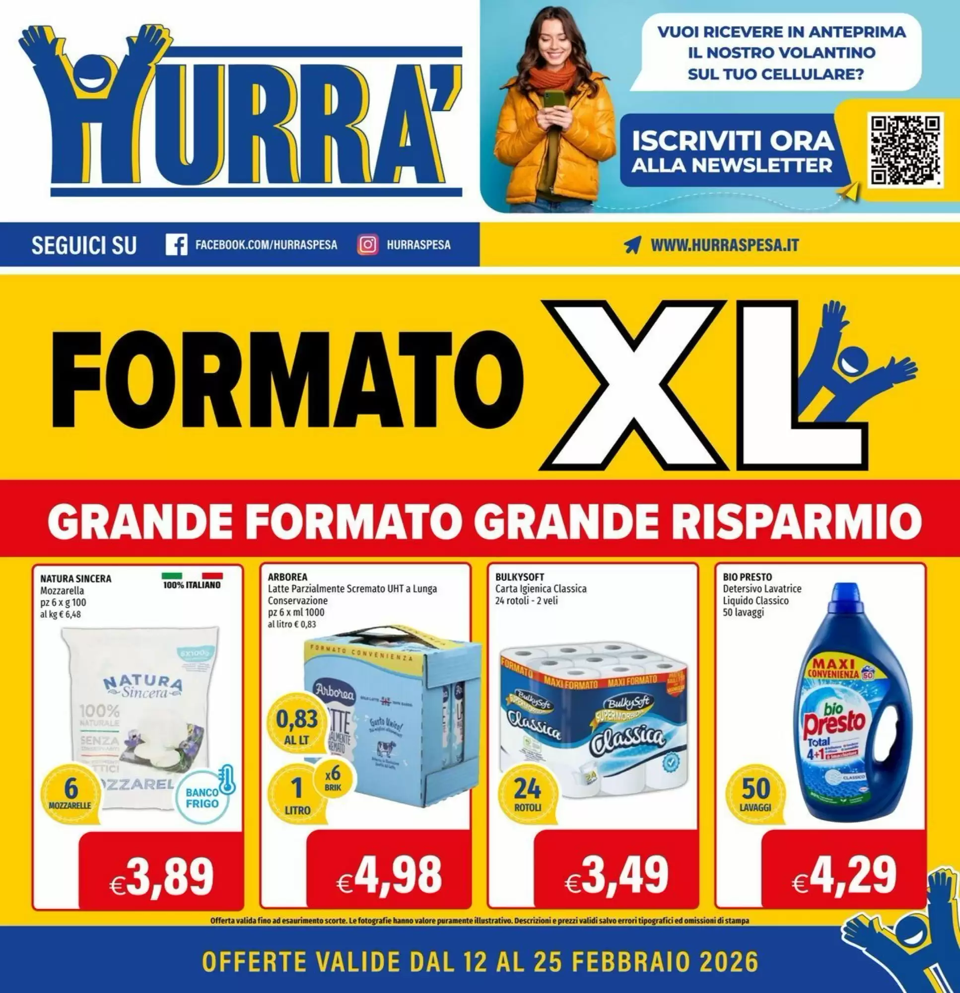 Volantino Hurr&agrave; 12/02/2026 – 25/02/2026
