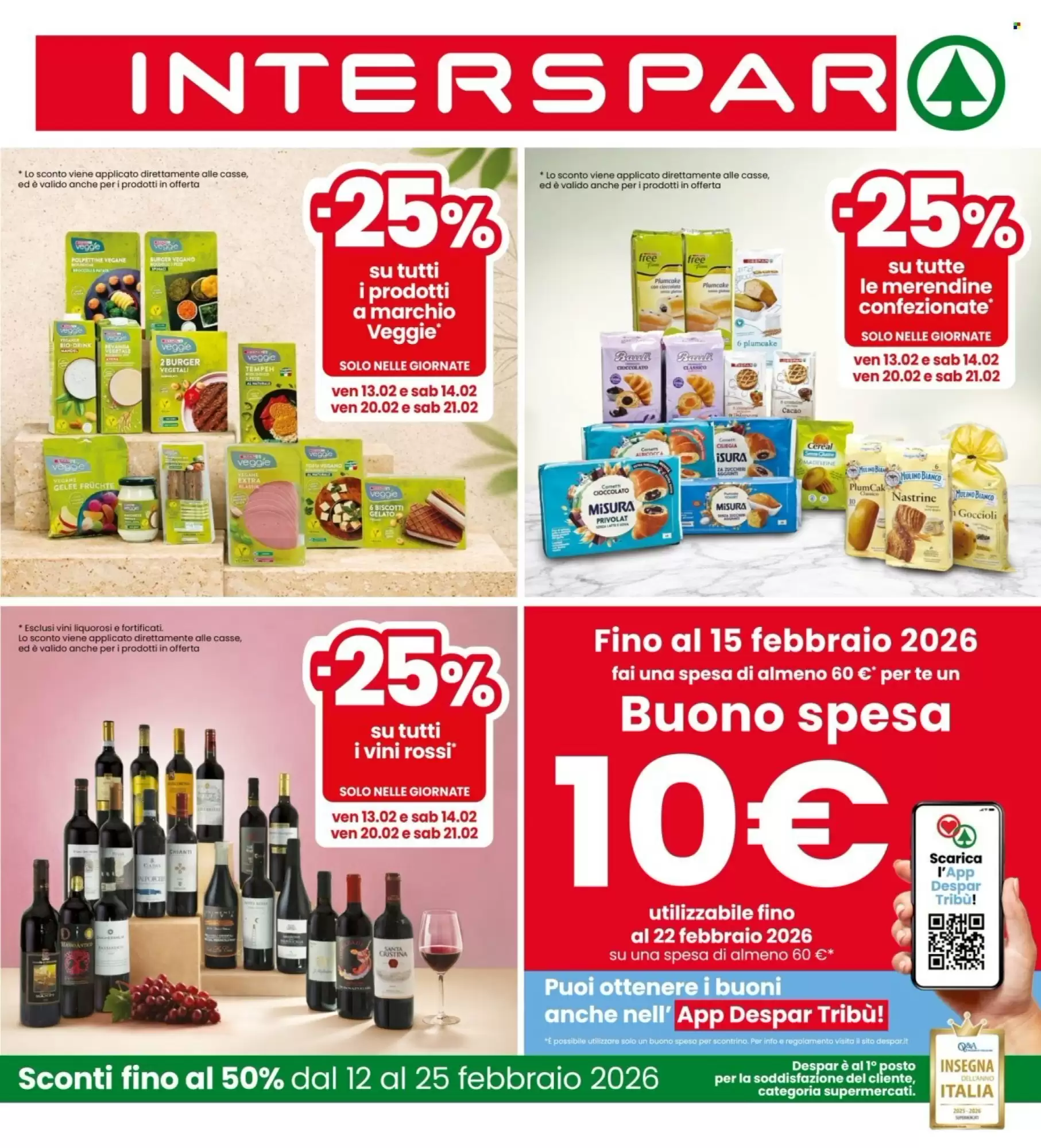 Volantino Interspar 12/02/2026 – 25/02/2026