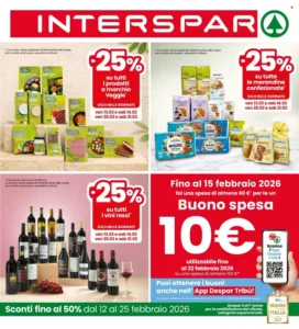 Volantino Interspar 12/02/2026 – 25/02/2026