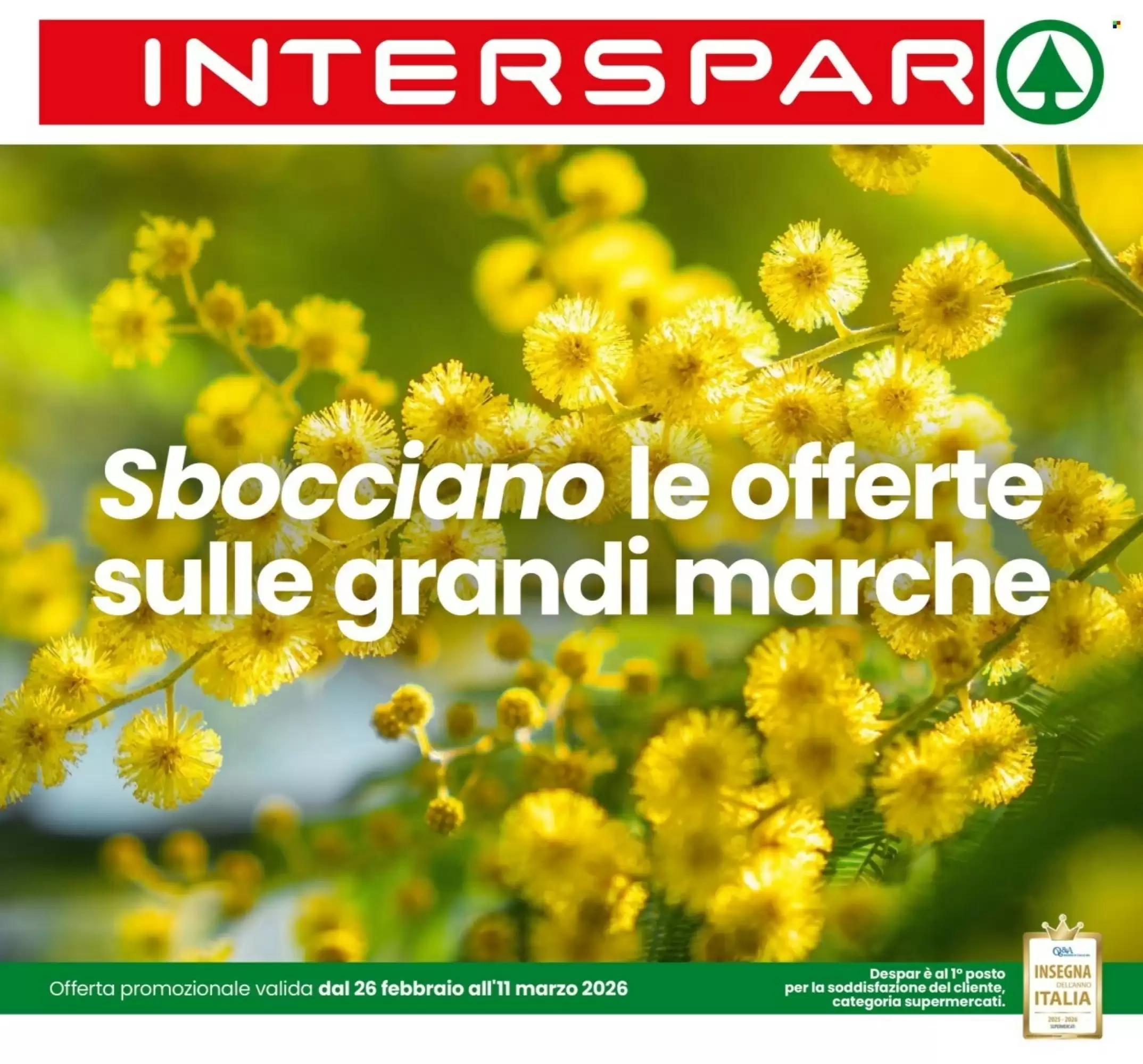 Volantino Interspar 26/02/2026 – 11/03/2026