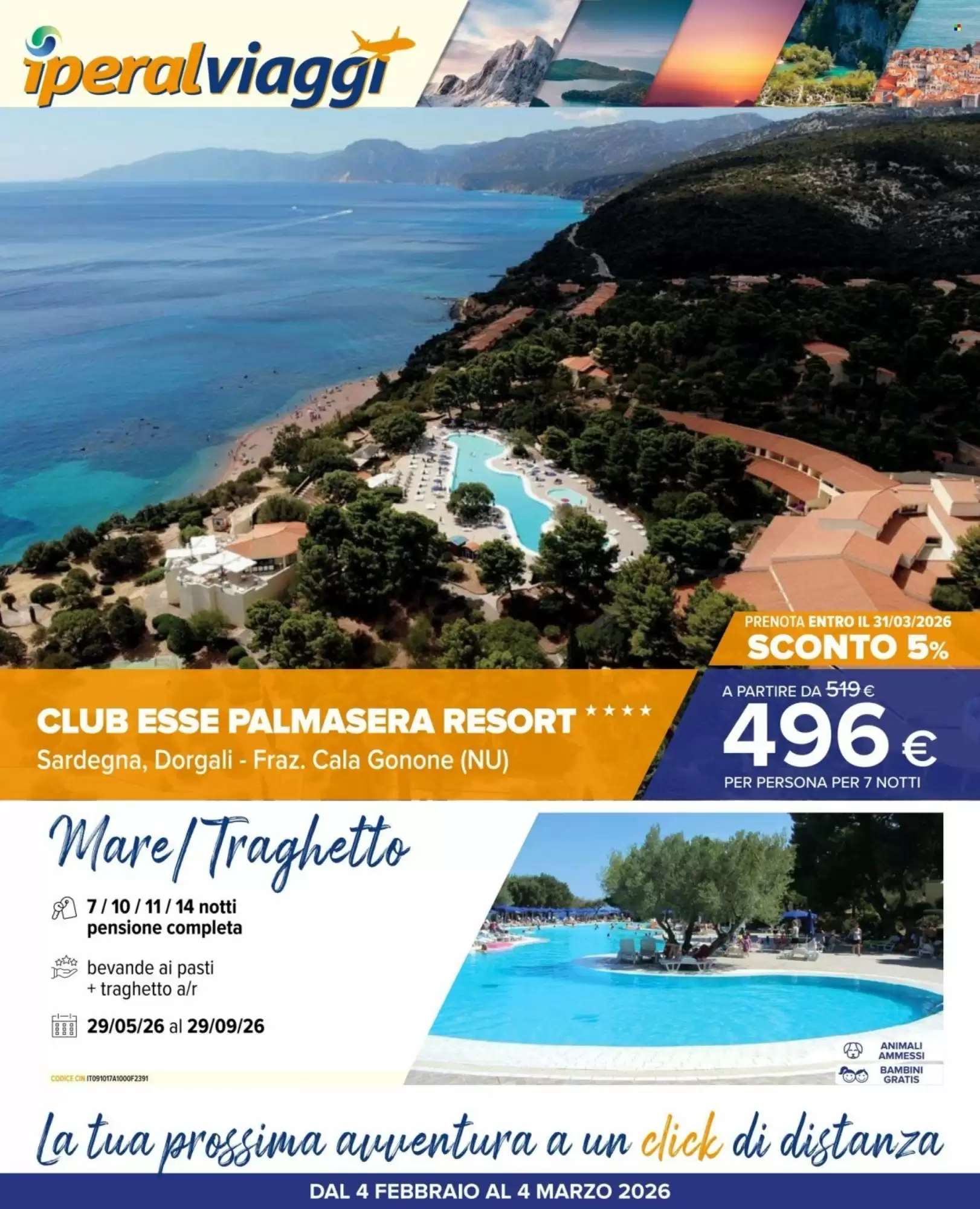 Volantino Iperal Viaggi 04/02/2026 – 04/03/2026