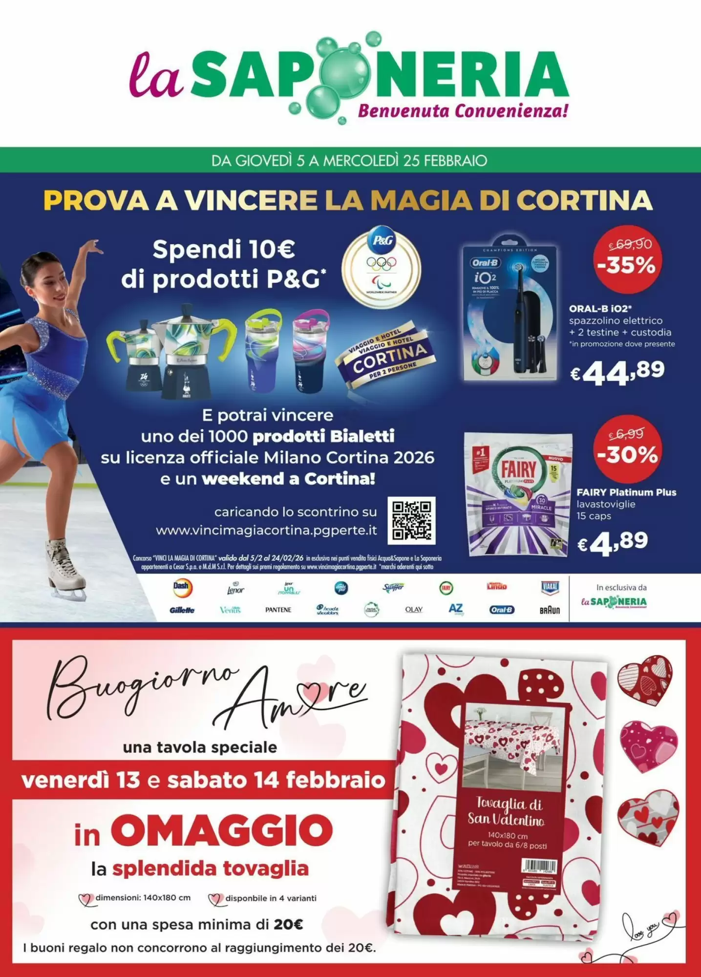 Volantino La Saponeria 05/02/2026 – 25/02/2026