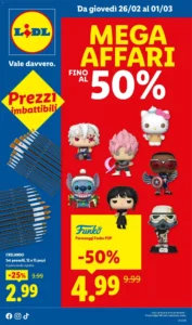 Volantino Lidl 26/02/2026 – 01/03/2026