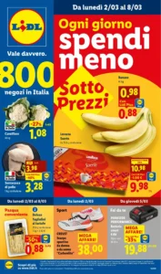 Volantino Lidl 02/03/2026 – 08/03/2026