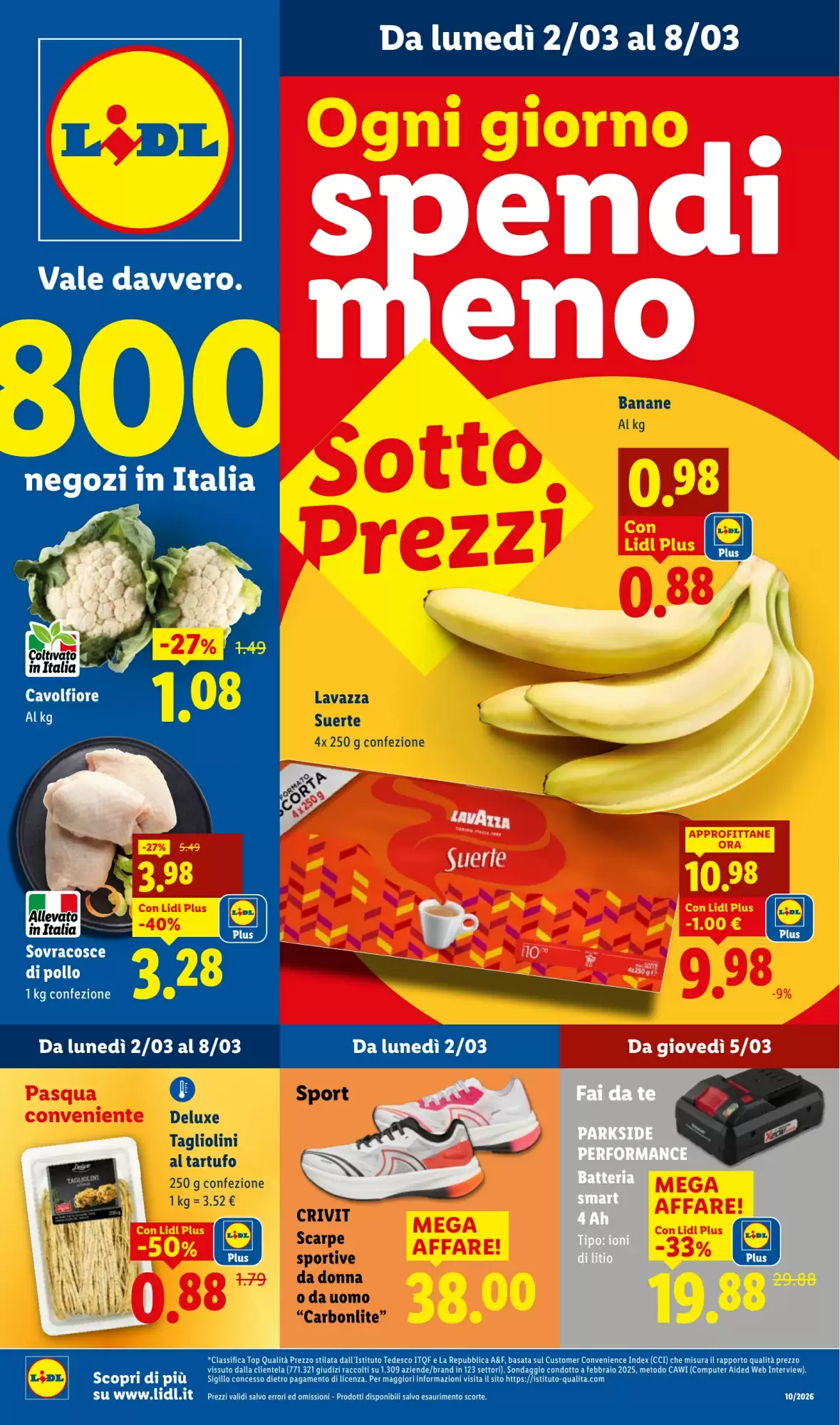 Volantino Lidl 02/03/2026 – 08/03/2026