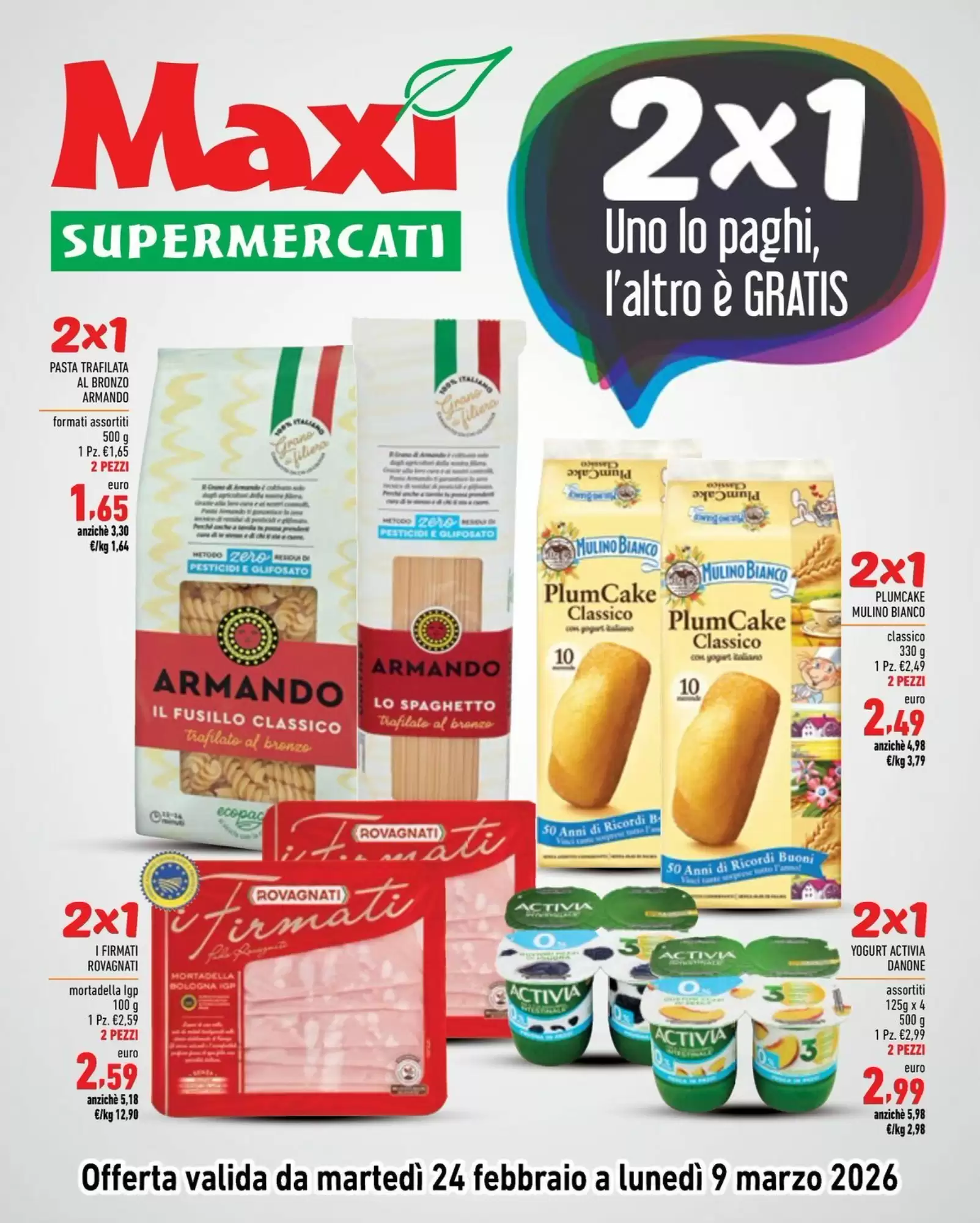 Volantino Maxi Supermercati 24/02/2026 – 09/03/2026