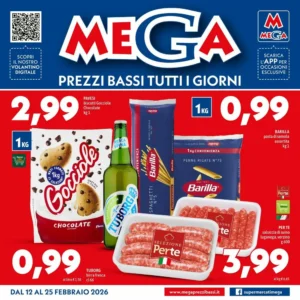 Volantino MEGA 12/02/2026 – 25/02/2026
