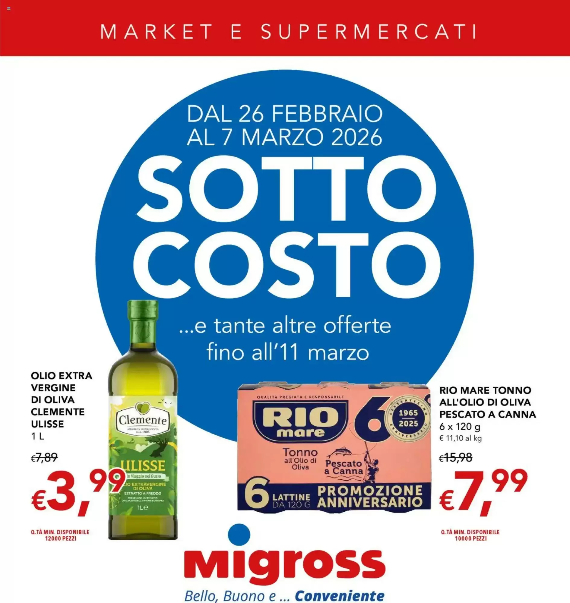 Volantino Migross Supermercati e Market 26/02/2026 – 11/03/2026