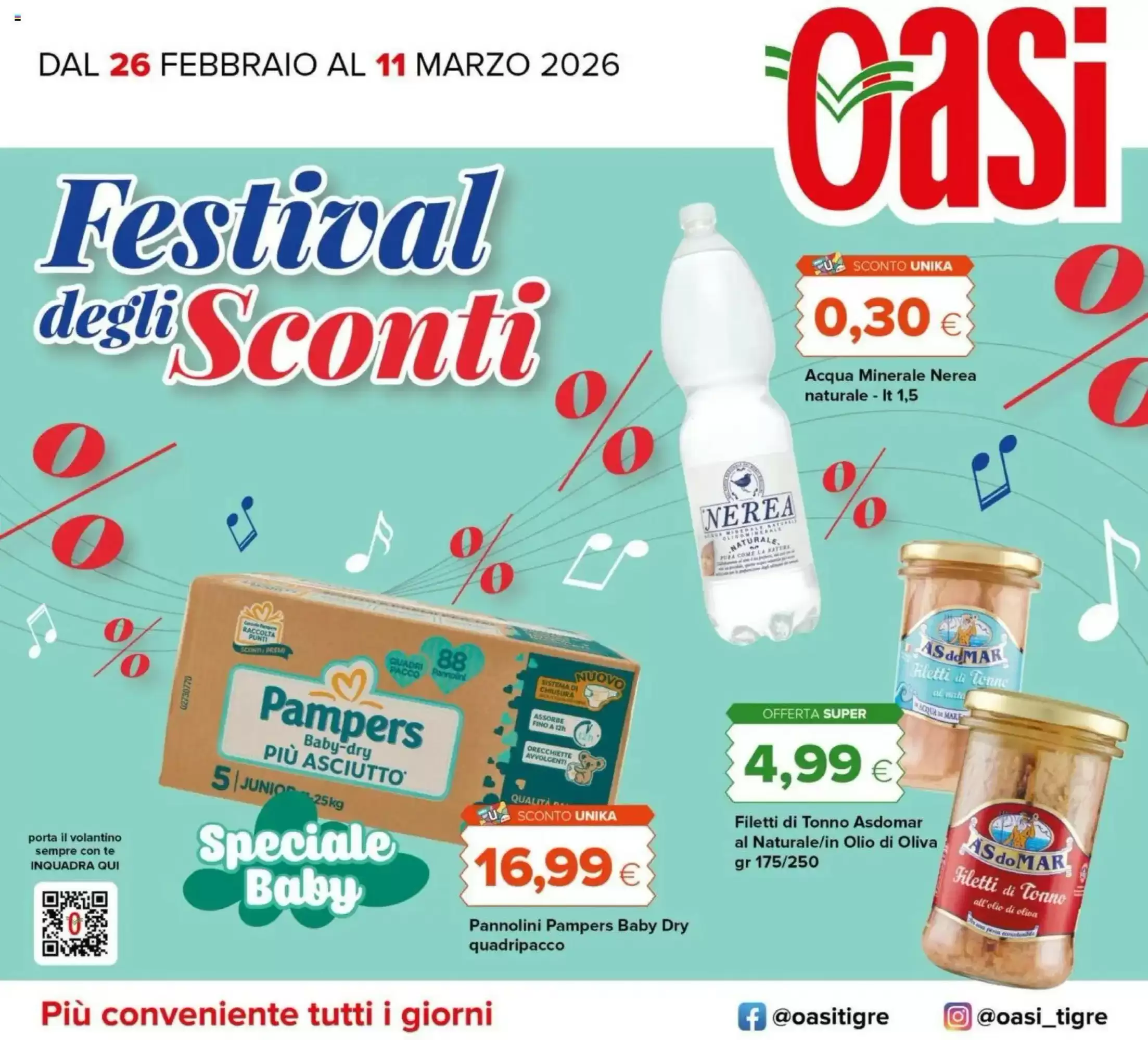 Volantino Oasi 26/02/2026 – 11/03/2026