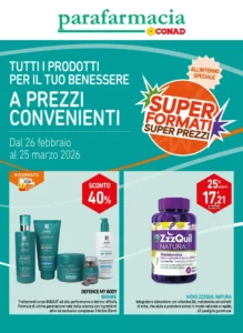 Volantino Parafarmacia Conad 26/02/2026 – 25/03/2026