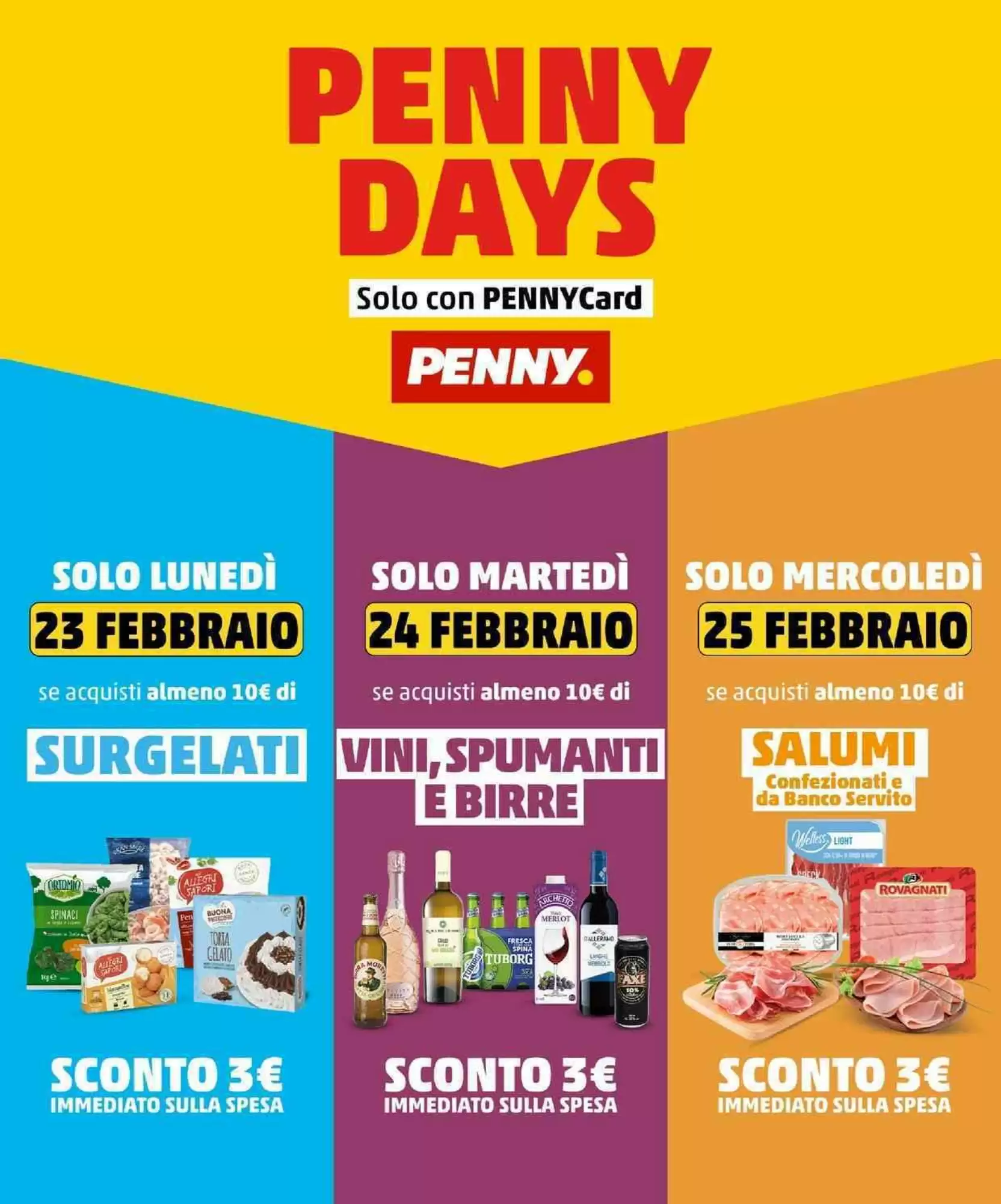 Volantino PENNY 23/02/2026 – 25/02/2026