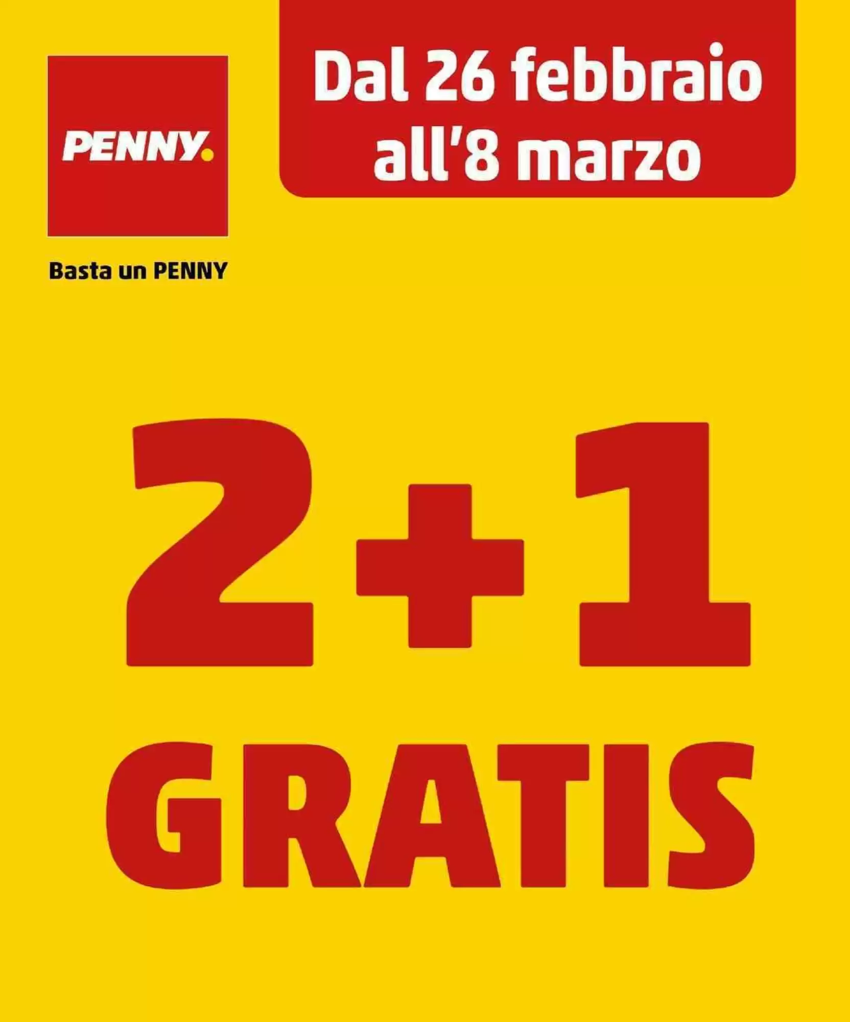 Volantino PENNY 26/02/2026 – 08/03/2026