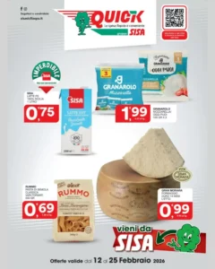 Volantino Quick Sisa 12/02/2026 – 25/02/2026