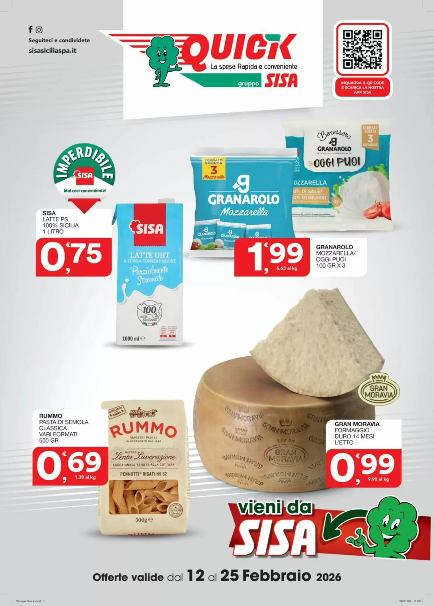 Volantino Quick Sisa 12/02/2026 – 25/02/2026