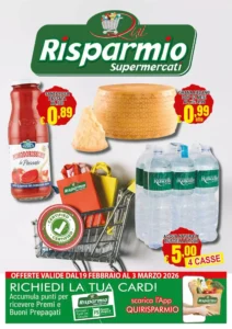 Volantino Risparmio Supermercati 19/02/2026 – 03/03/2026
