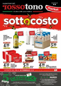 Volantino Rossotono Carrefour 19/02/2026 – 28/02/2026