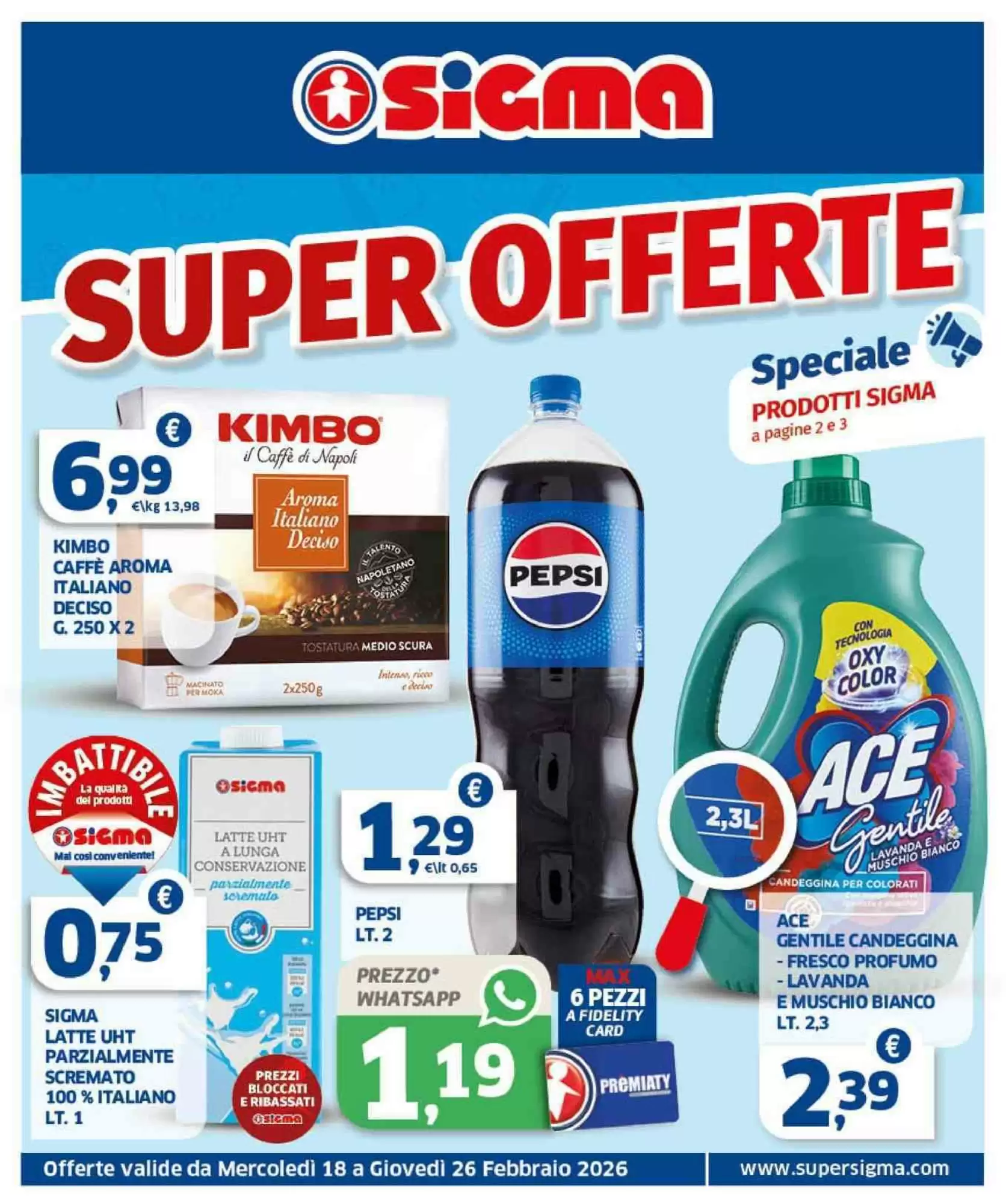 Volantino Sigma 18/02/2026 – 26/02/2026