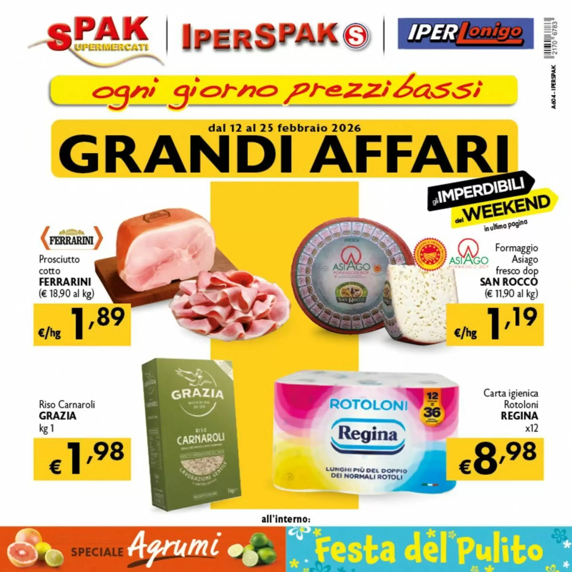 Volantino Spak Supermercati 12/02/2026 – 25/02/2026