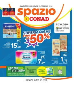 Volantino Spazio Conad 13/02/2026 – 26/02/2026