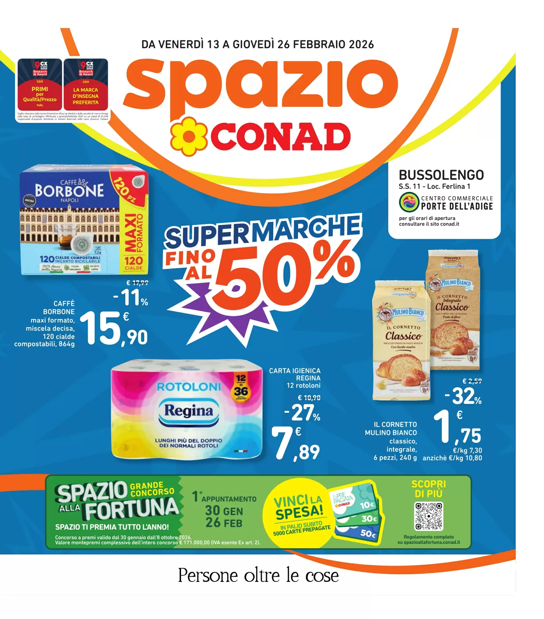 Volantino Spazio Conad 13/02/2026 – 26/02/2026