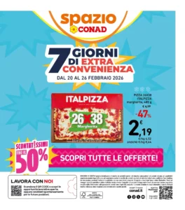 Volantino Spazio Conad 20/02/2026 – 26/02/2026
